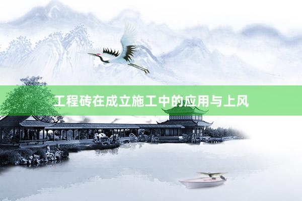 工程砖在成立施工中的应用与上风